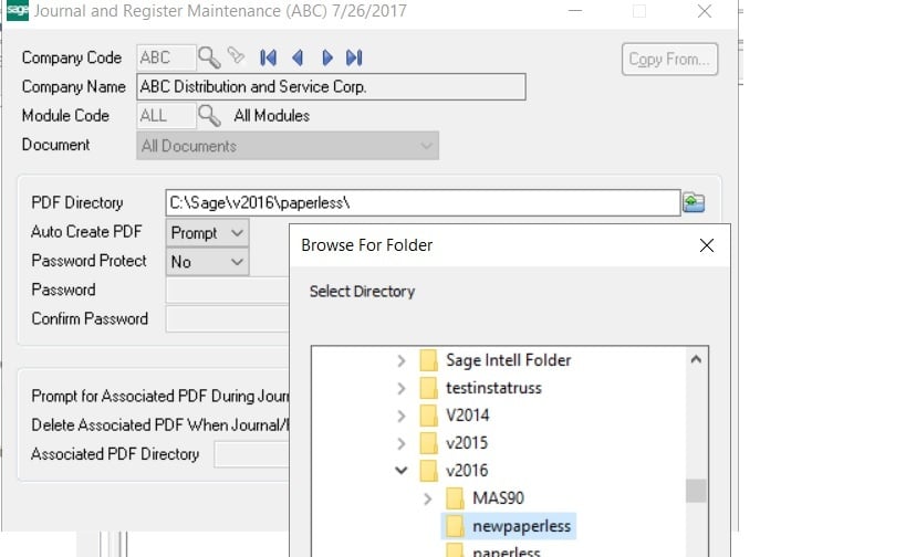 Sage 100 Consultant Tip: How to Change Paperless Office PDF Location